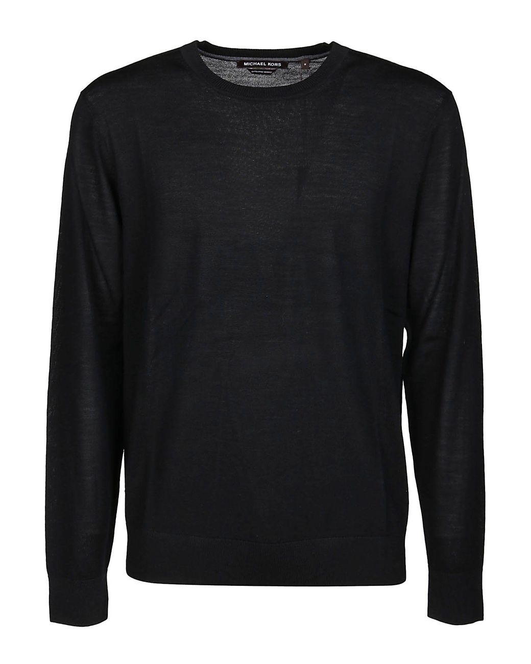 Michael Kors Wool Sweater in Black for Men - Lyst