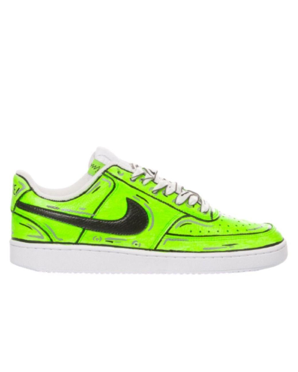 nike green leather