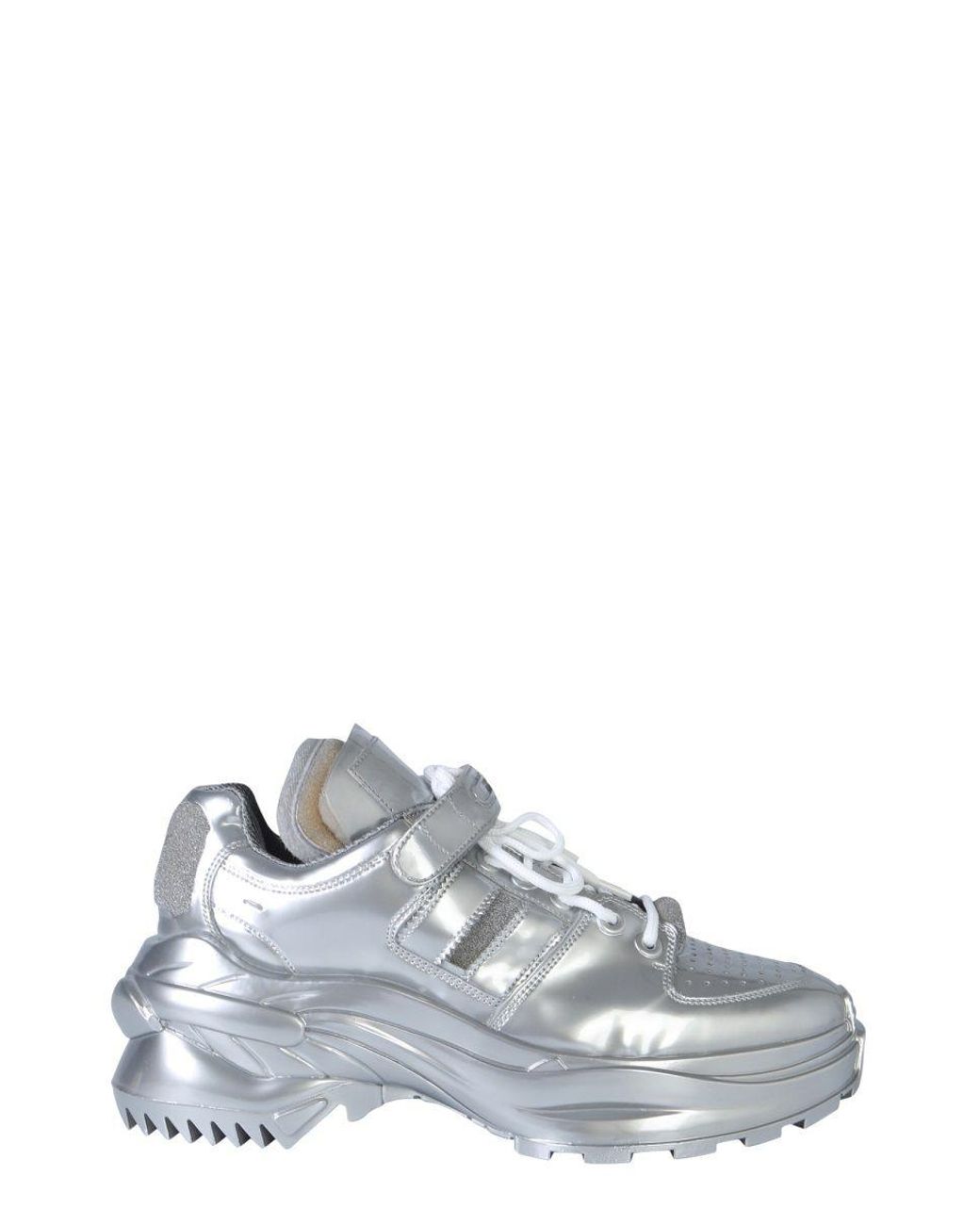 silver margiela sneakers