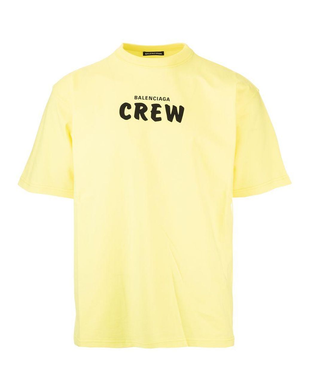yellow balenciaga t shirt