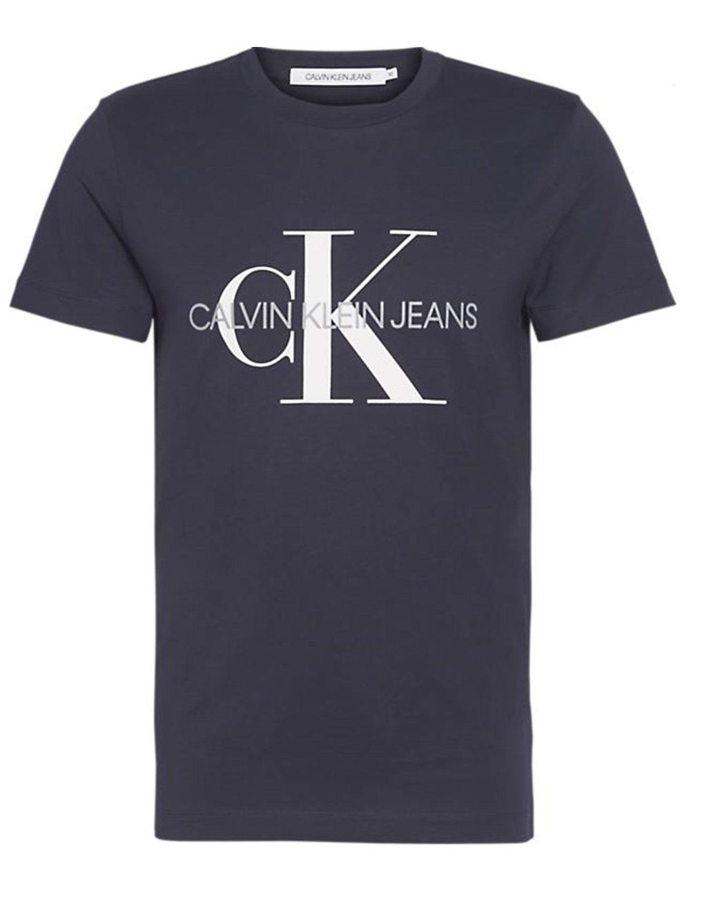 Calvin Klein Cotton T-shirt in Blue for Men - Lyst