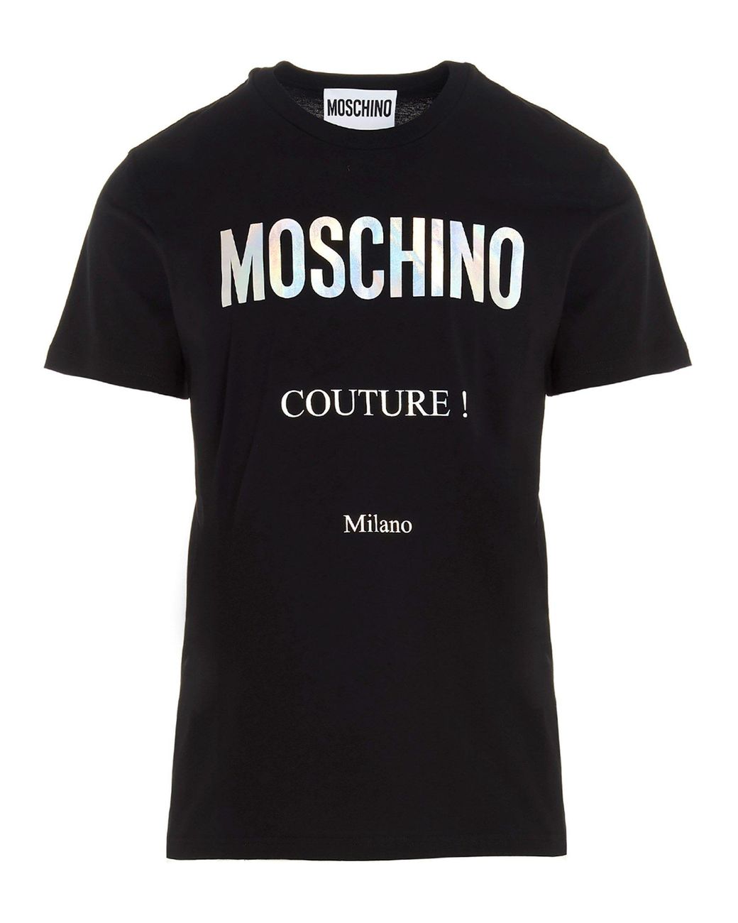 Moschino Cotton T-shirt in Black for Men - Save 55% - Lyst