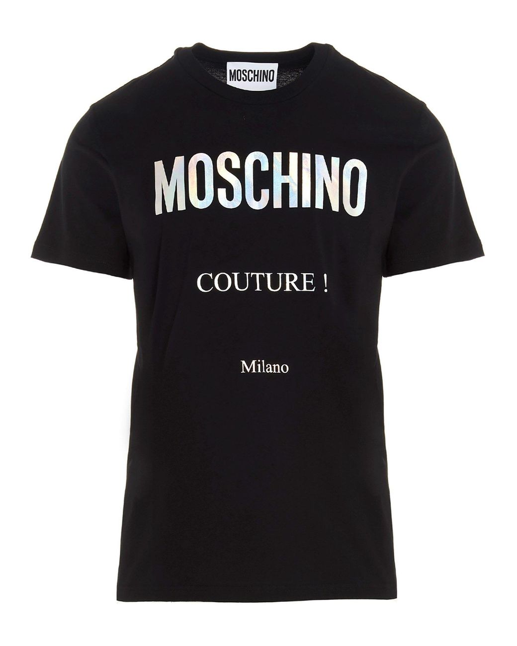 Moschino Cotton Tshirt in Black for Men Save 55 Lyst