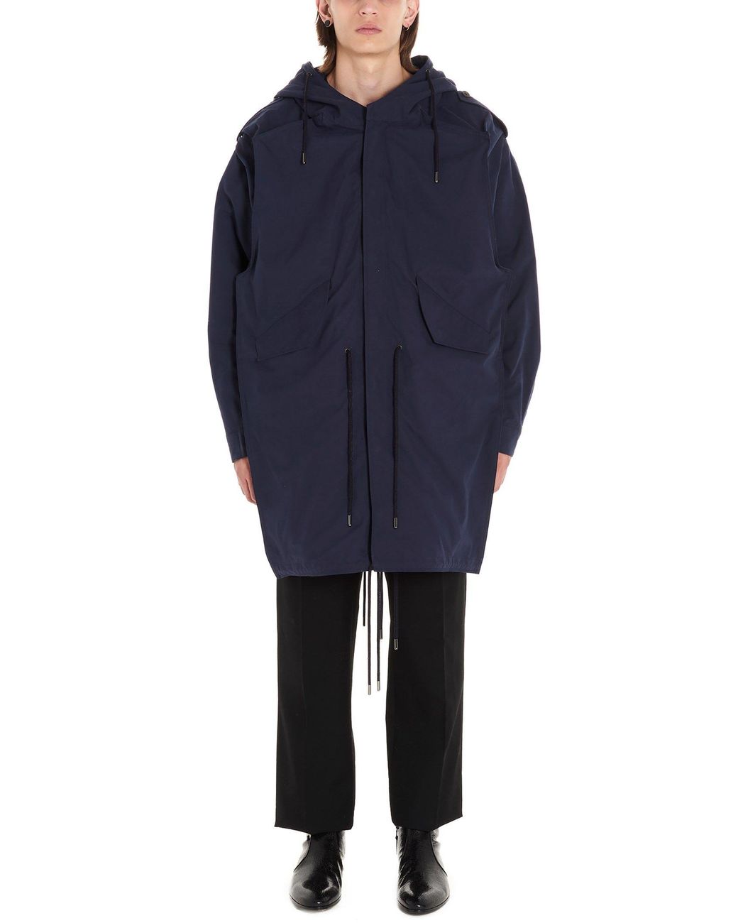 Y. Project Blue Cotton Outerwear Jacket for Men - Lyst