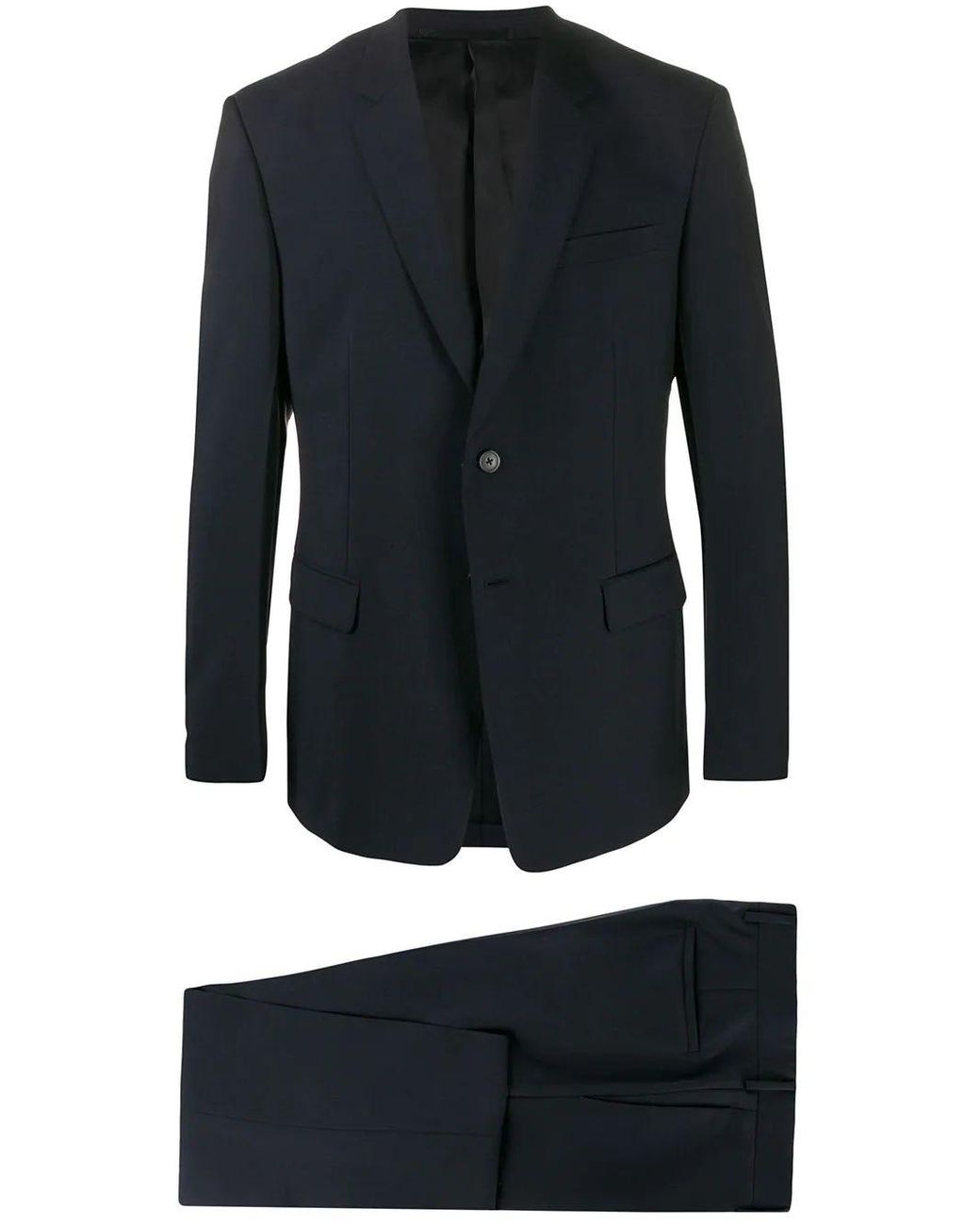 Prada Wool Suit in Black for Men - Lyst
