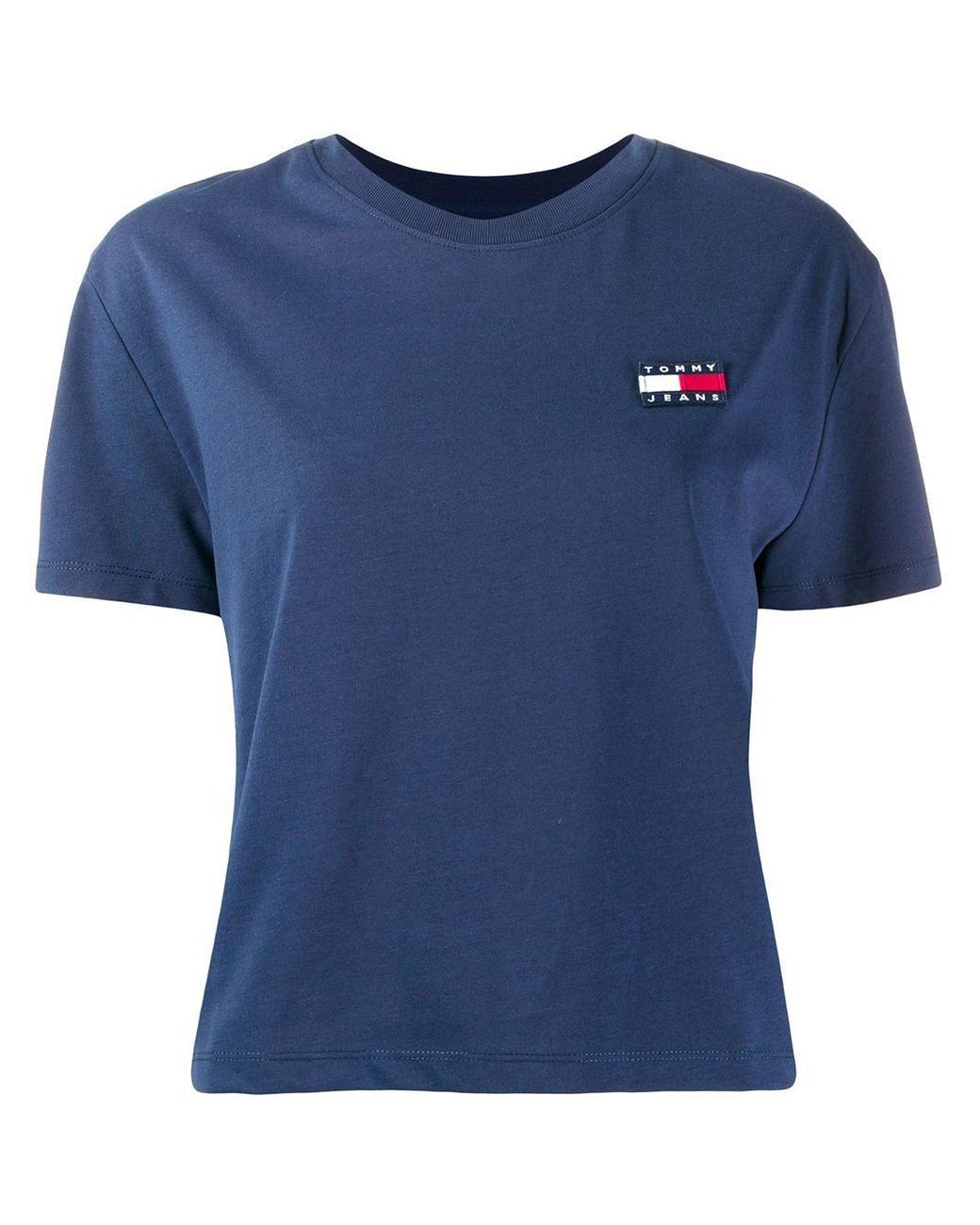 Tommy Hilfiger Cotton T-shirt in Blue - Lyst