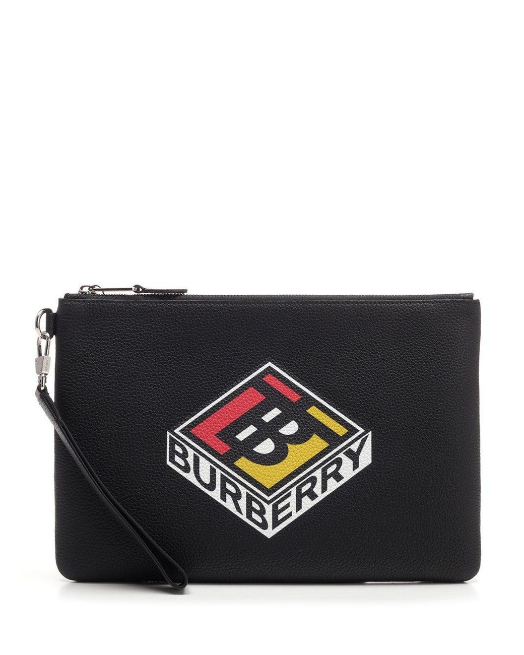 Burberry Leather Pouch in Black for Men Lyst