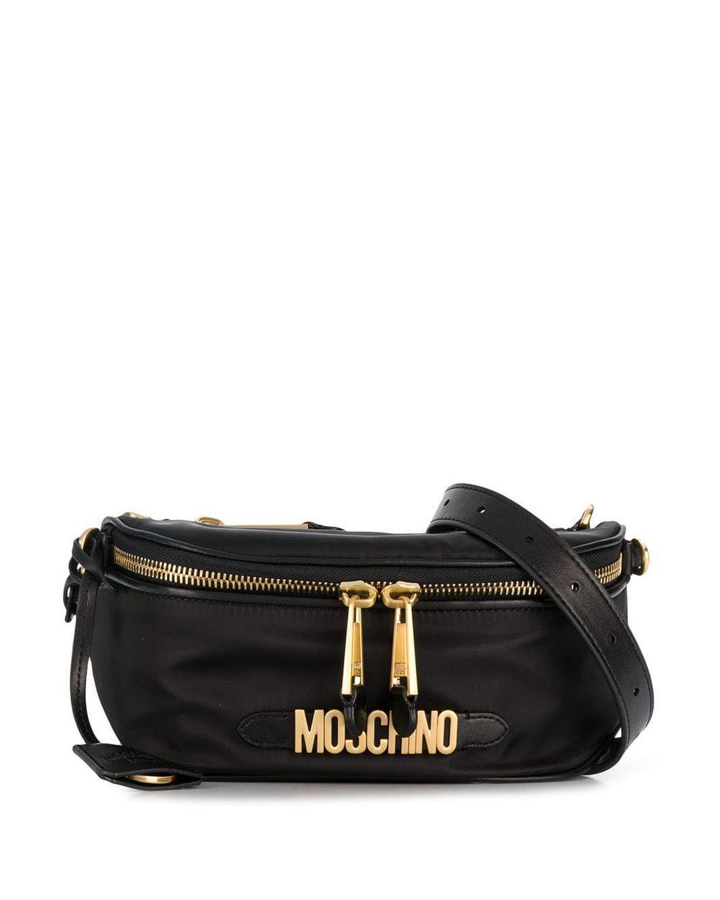 moschino logo belt bolsa
