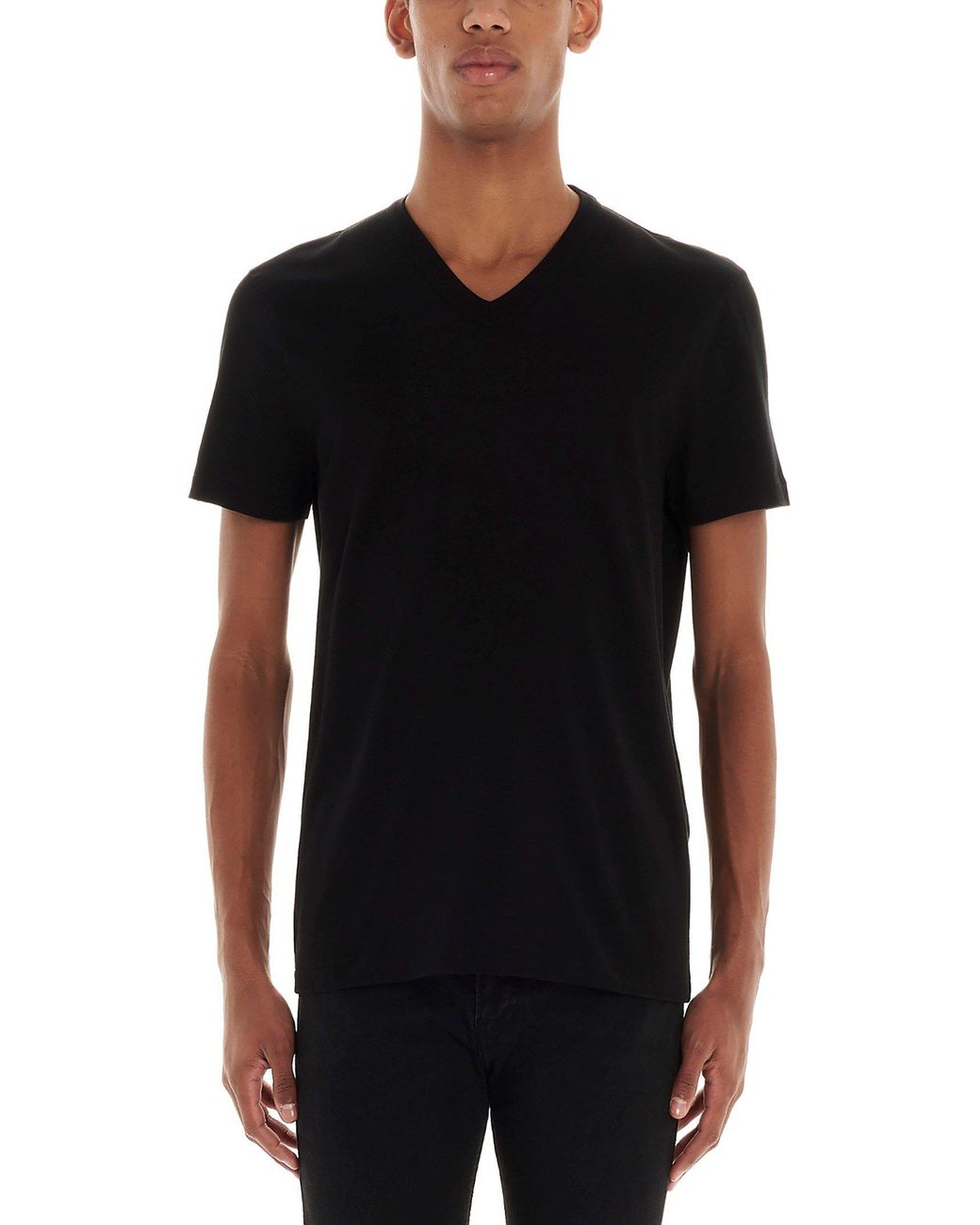 Tom Ford Other Materials T-shirt in Black for Men - Lyst