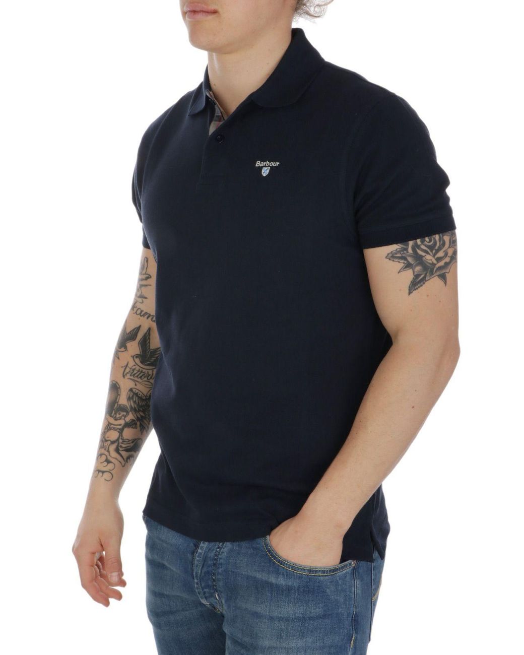 mens polo shirts barbour