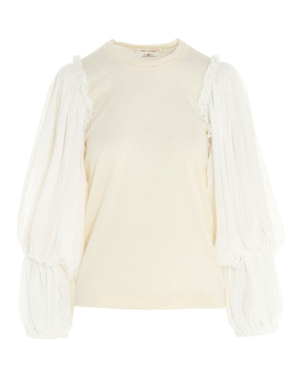 Comme des Garçons Sweater in White - Lyst