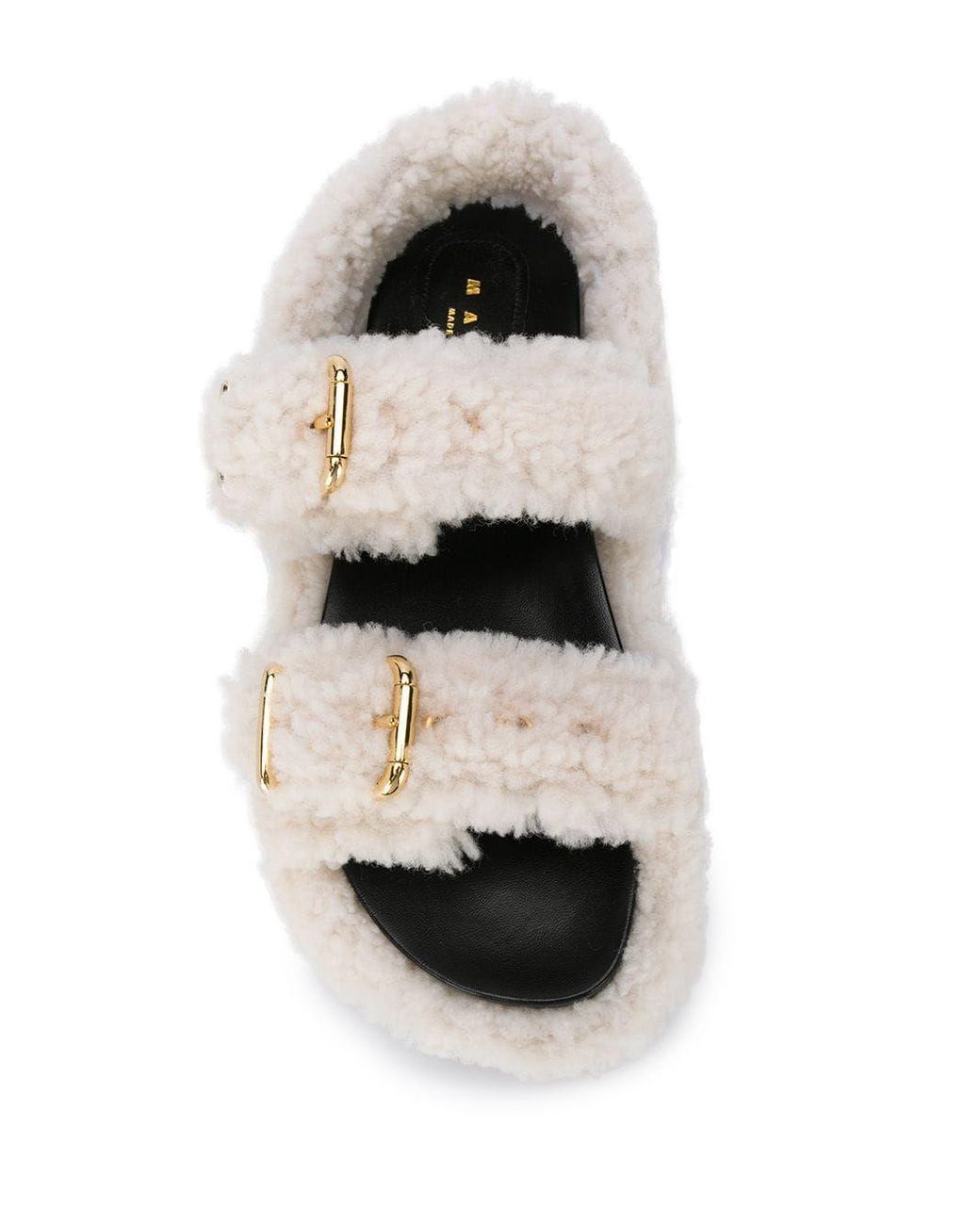 marni shearling sandals