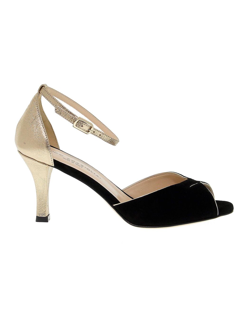 Guido Sgariglia Multicolor Suede Pumps in Metallic Lyst