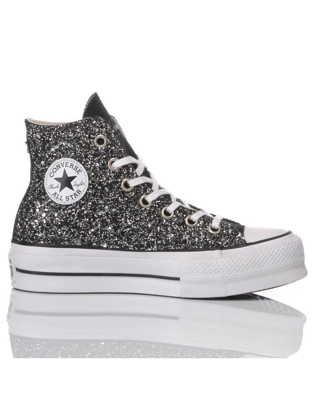 glitter converse high tops