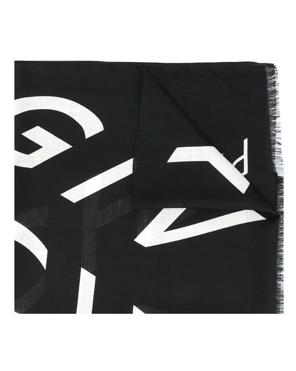 Givenchy Silk Scarf in Black for Men - Lyst