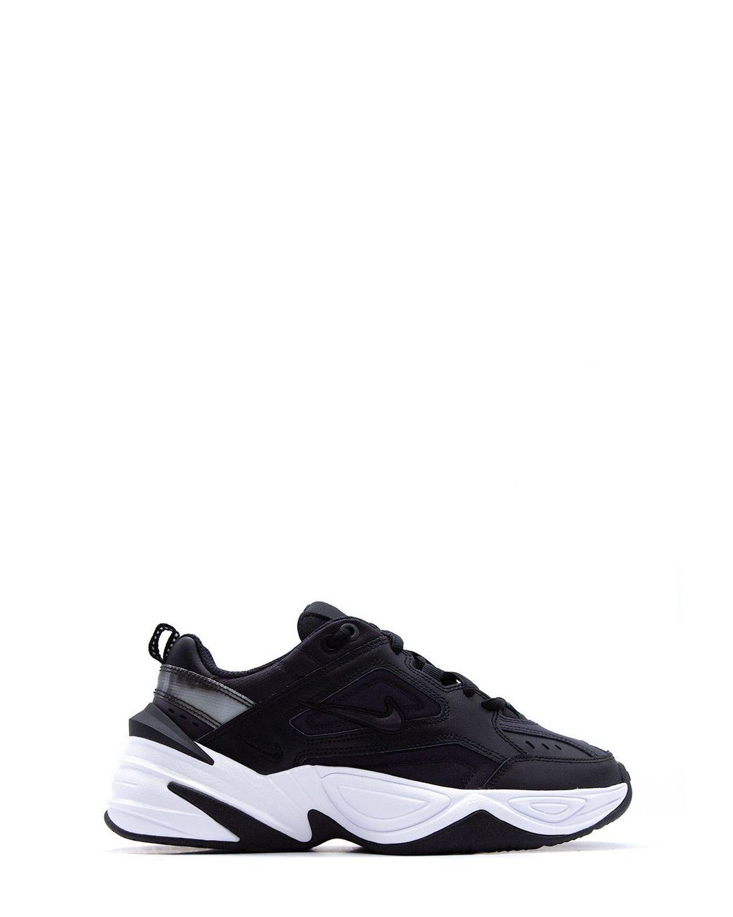 Nike Black Leather Sneakers - Lyst