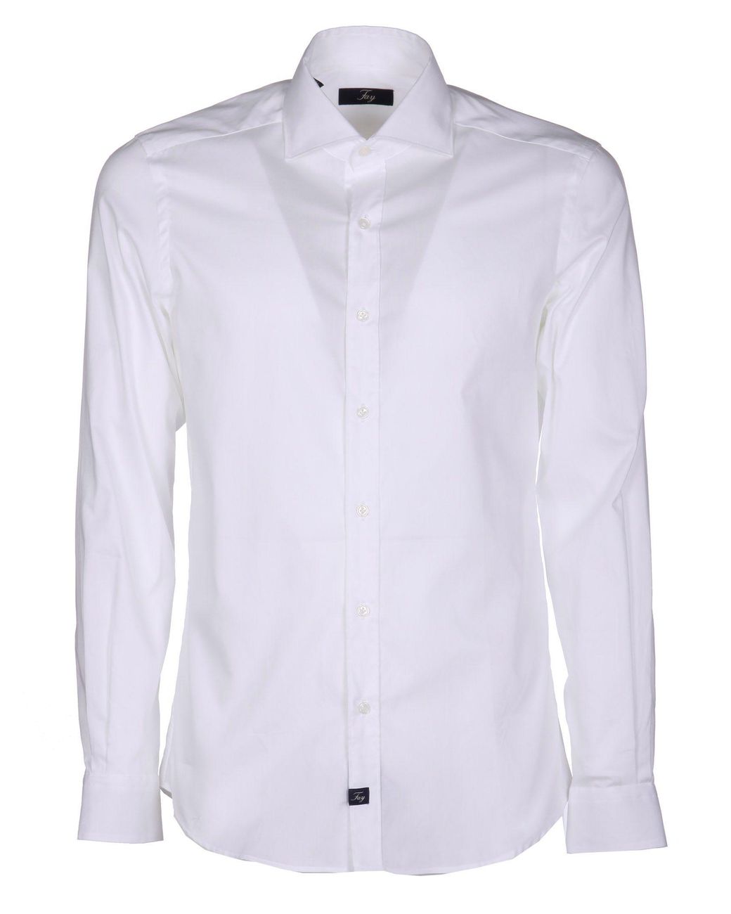 Fay Cotton Shirt in White for Men - Lyst