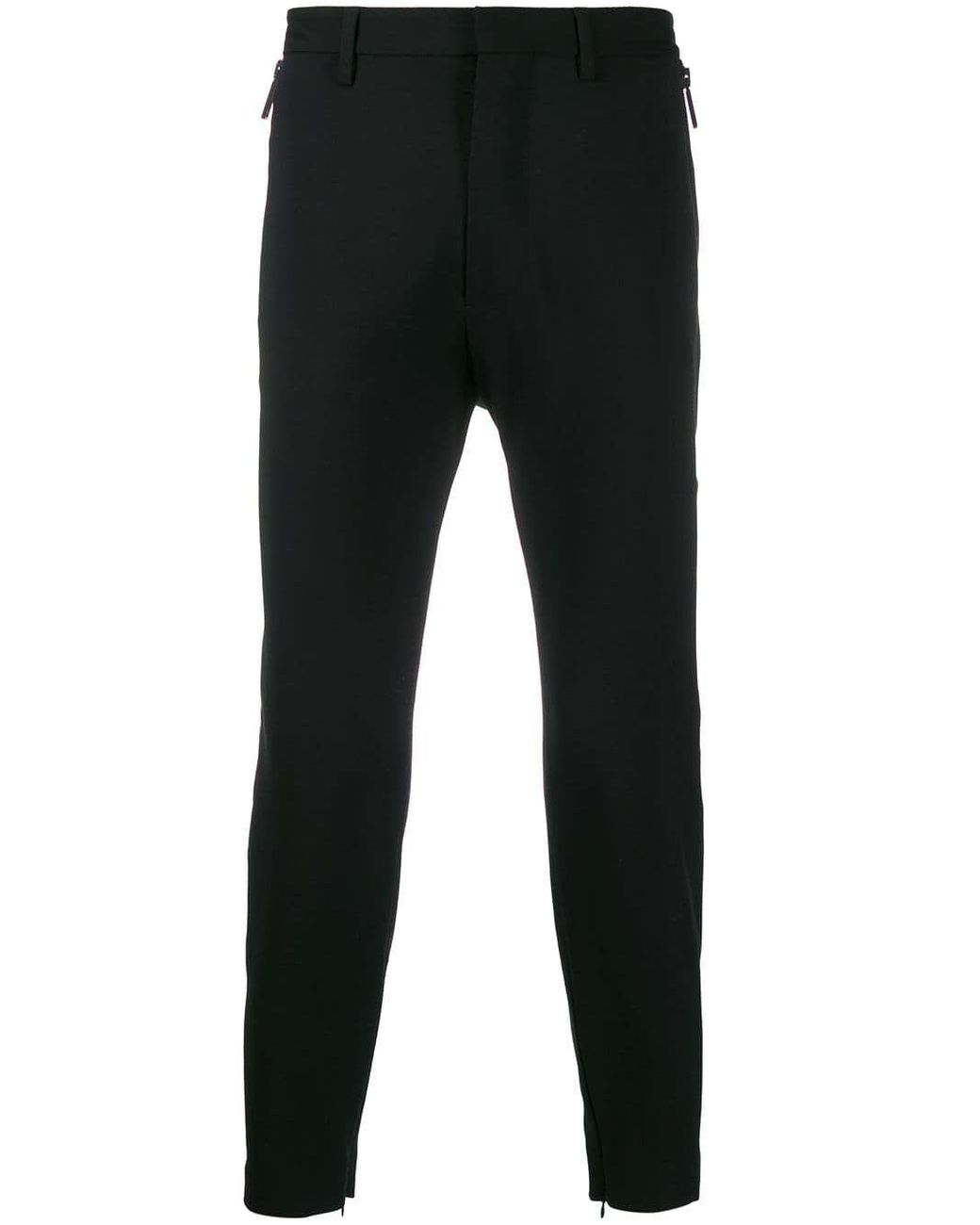 DSquared² Cotton Pants in Black for Men - Lyst