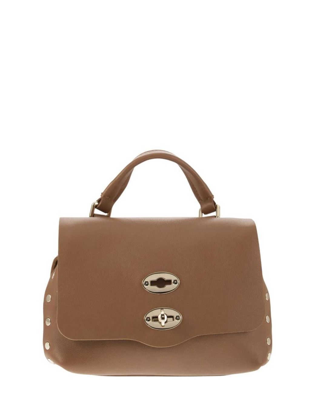 Zanellato Leather Handbag in Brown | Lyst