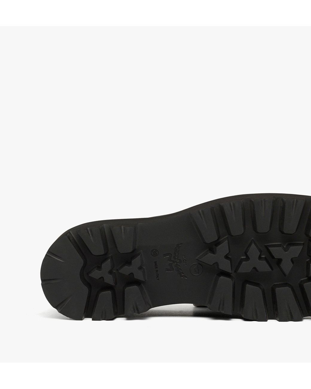 MCM Black Platform Loafers