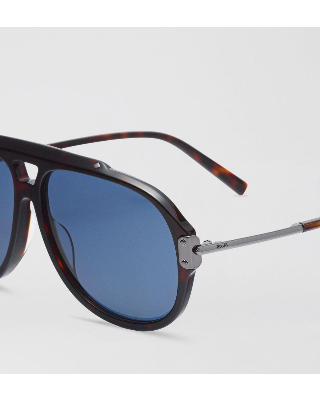 MCM Blue Aviator Sunglasses for men