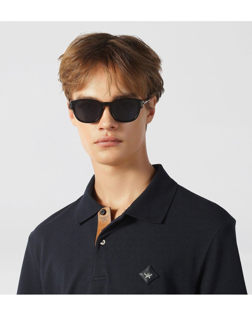 MCM Blue Square Sunglasses for men