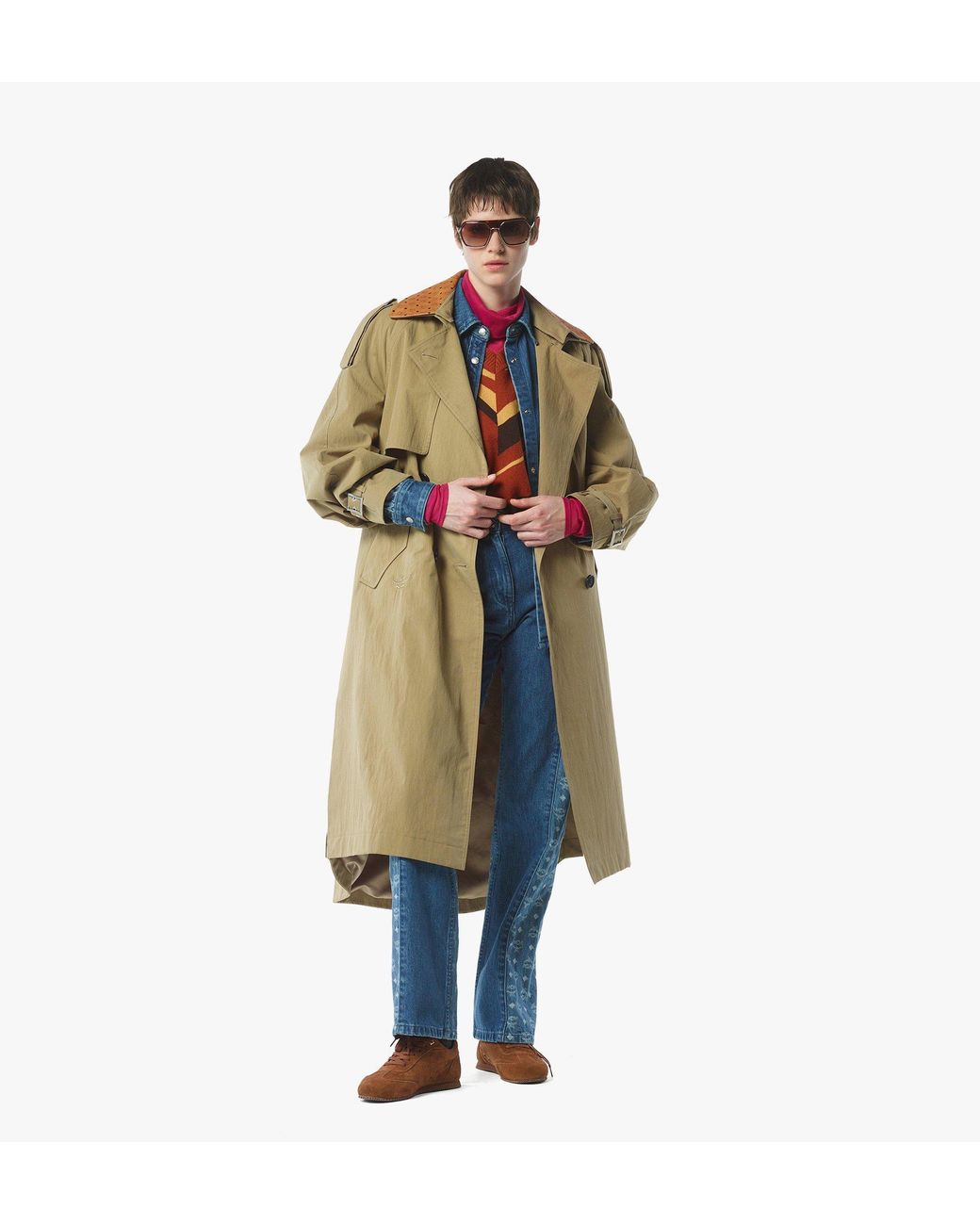 MCM Natural Trench Coat