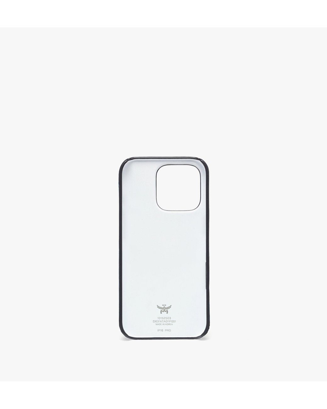 MCM Blue Iphone 16 Pro Case In Visetos for men