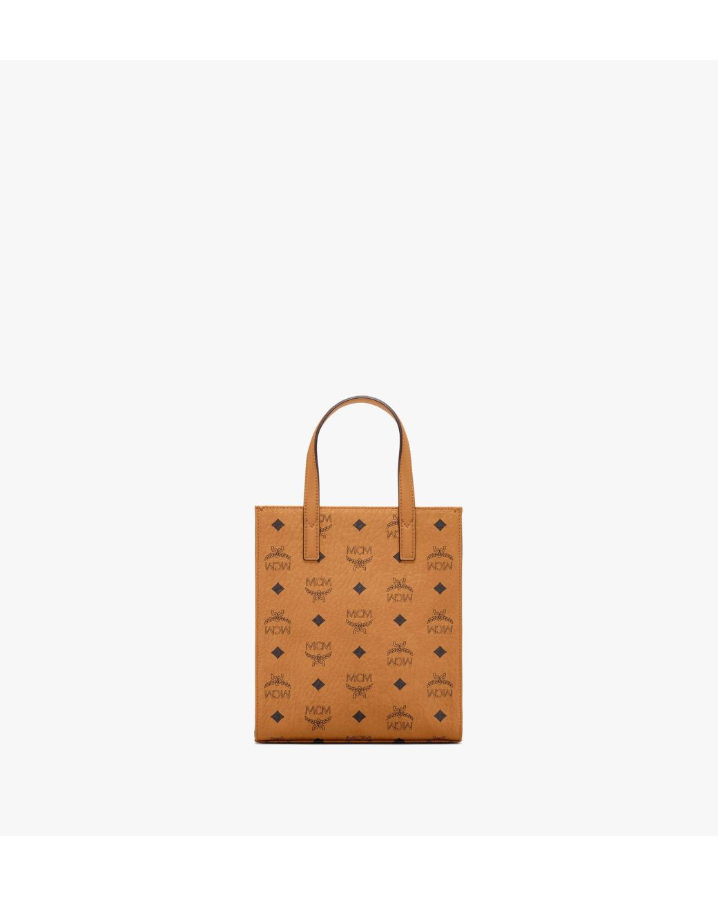 Mcm tote 2025 with pouch