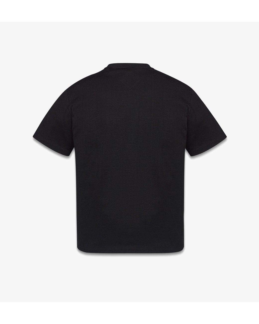 MCM Black Monogram Patch Pocket T-Shirt