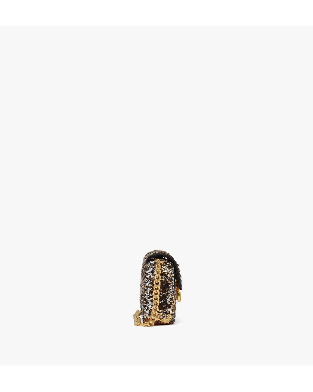 MCM Metallic Himmel Sequin Shoulder Bag