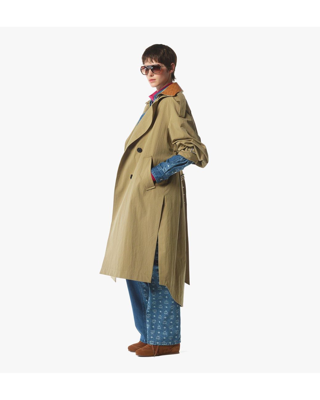 MCM Natural Trench Coat
