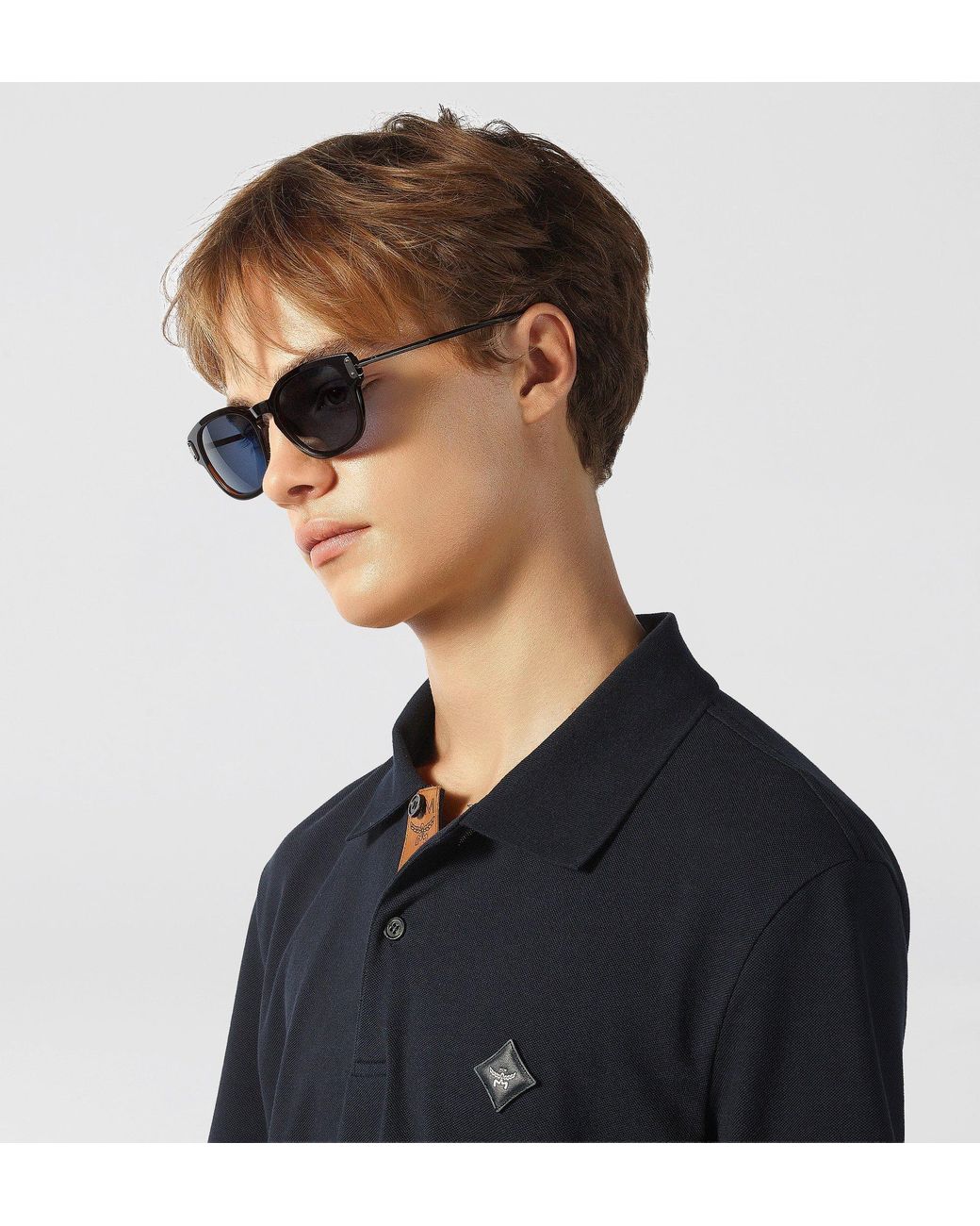 MCM Blue Square Sunglasses for men