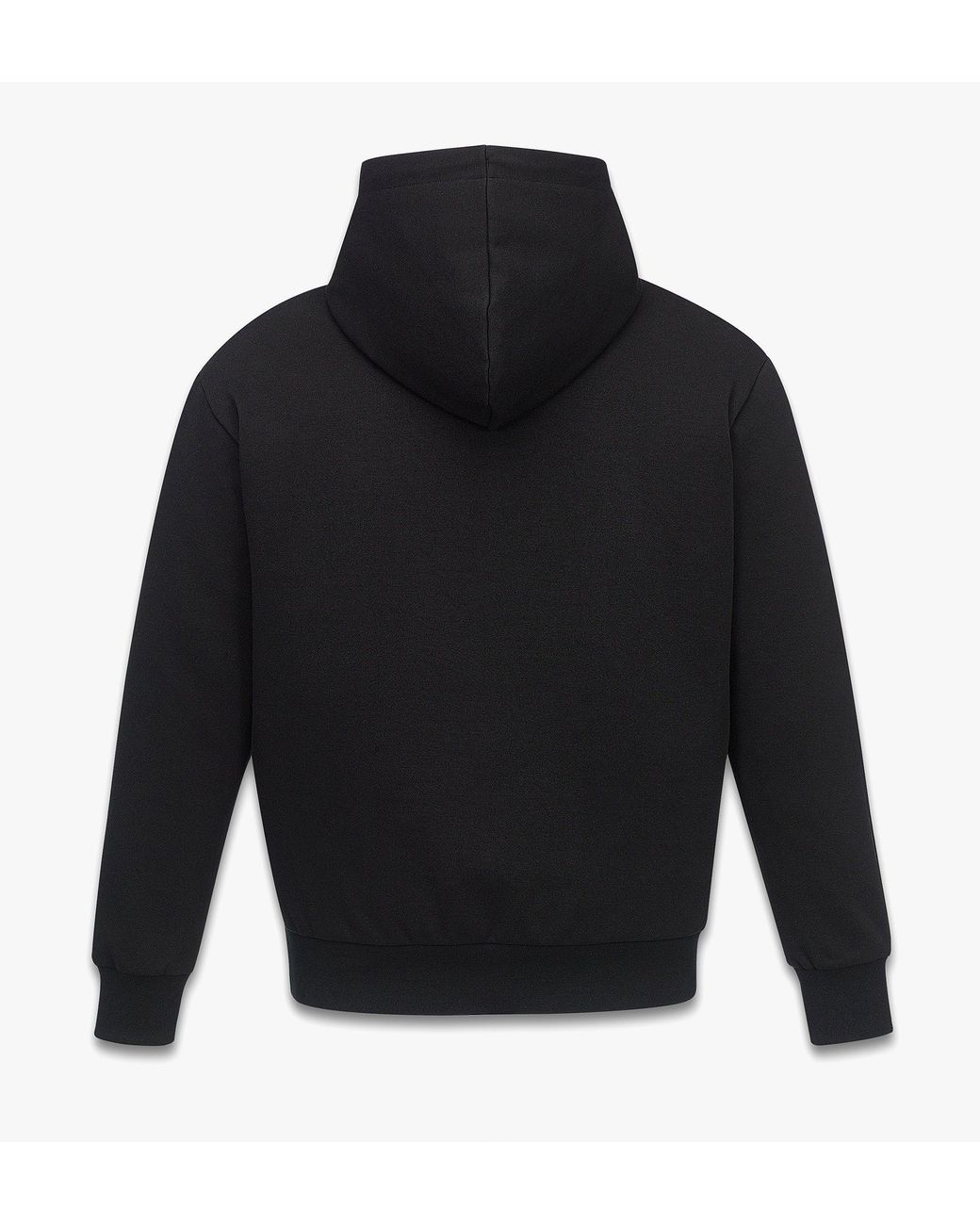 MCM Blue Essential Logo Patch Ponte Hoodie for men