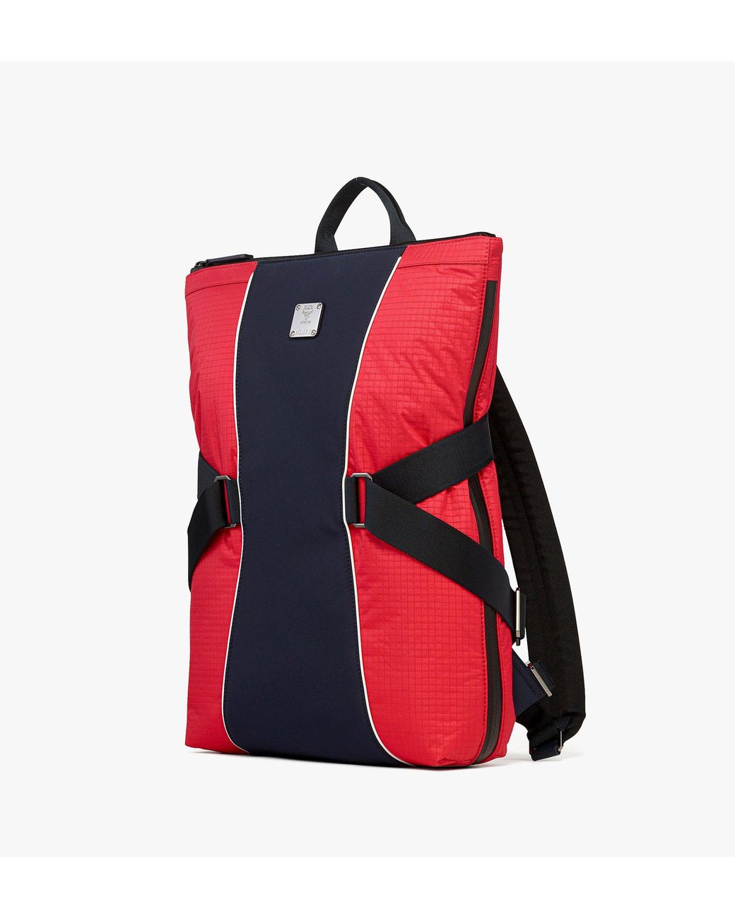 MCM Red Aren Nova Backpack In Nylon for men