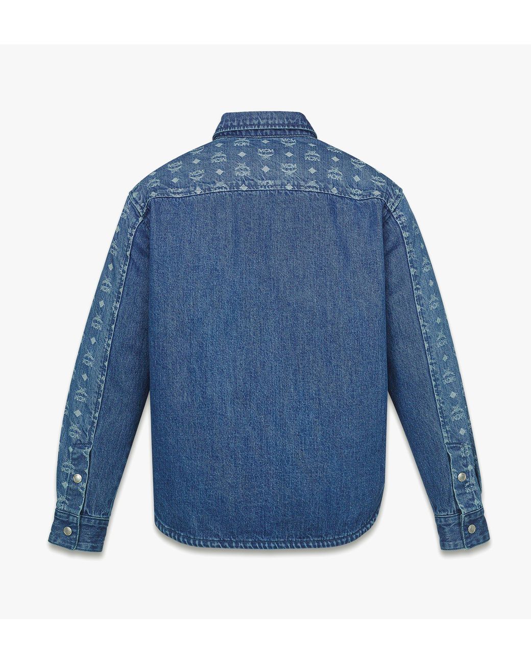 MCM Blue Monogram Jacket