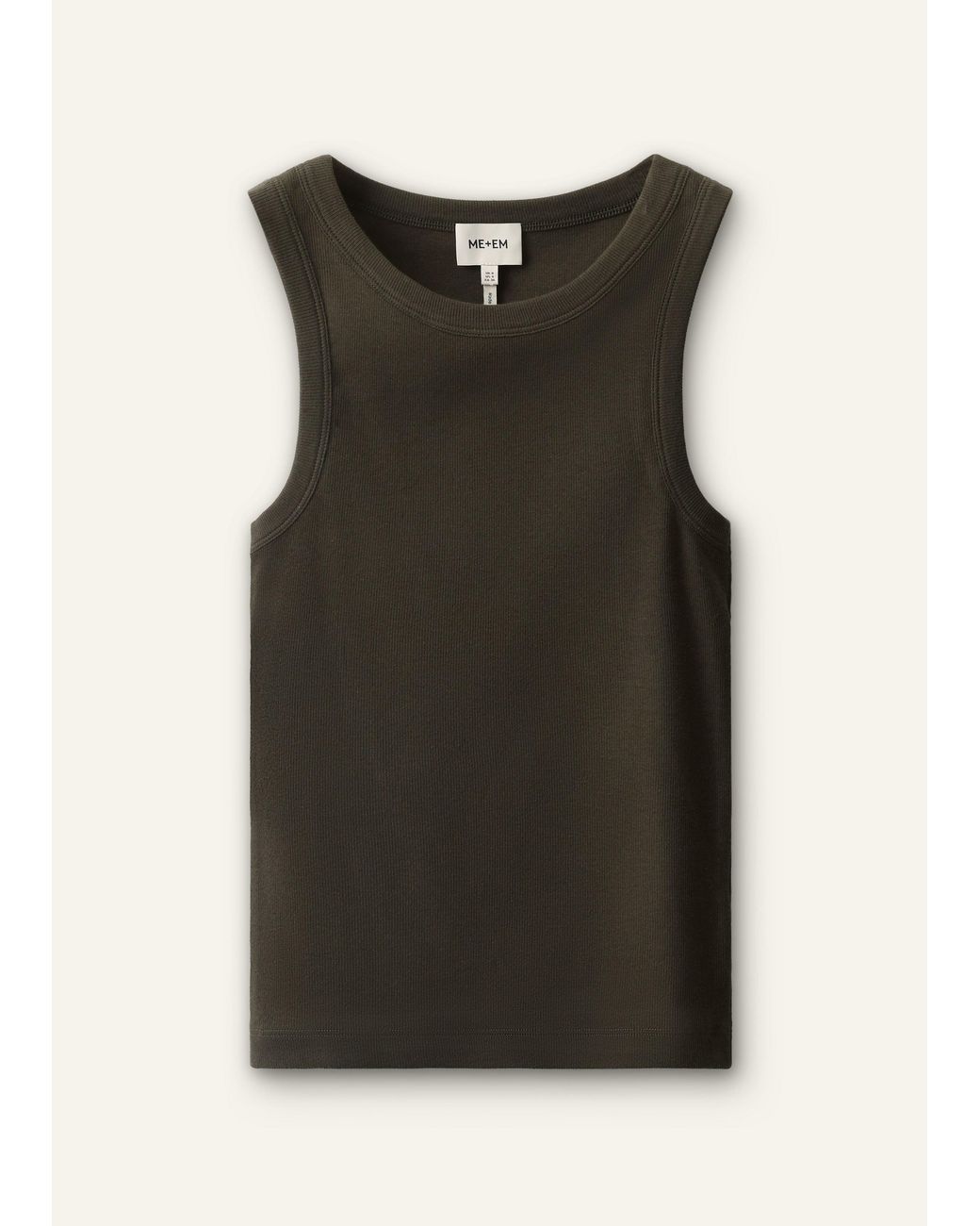 ME+EM Black Ultimate Crew Neck Vest