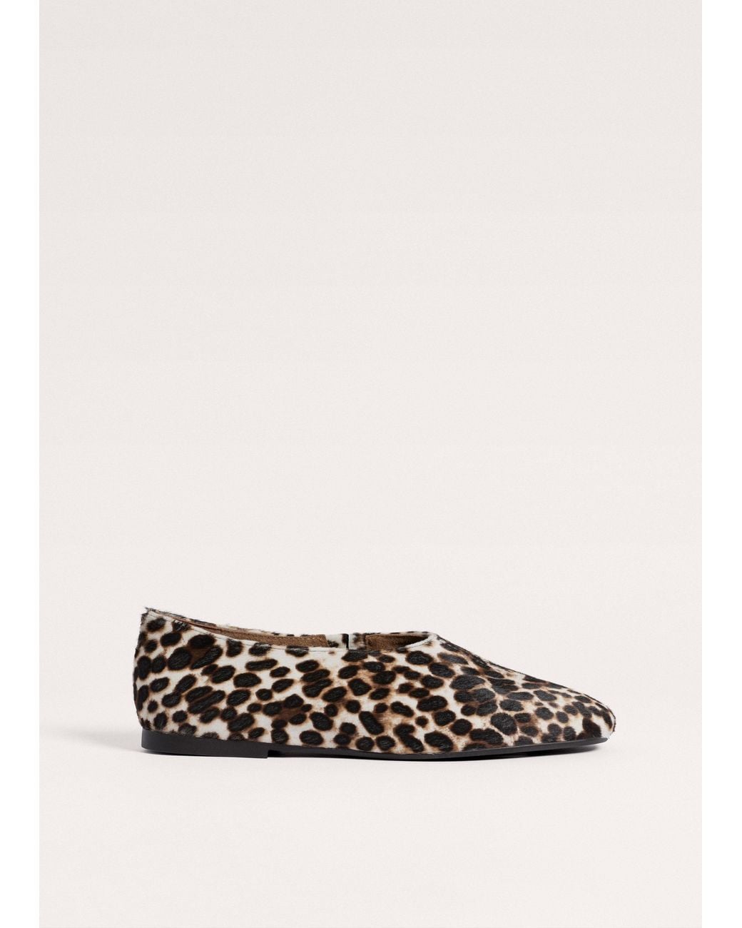 ME+EM White High Front Ballet Flat Off