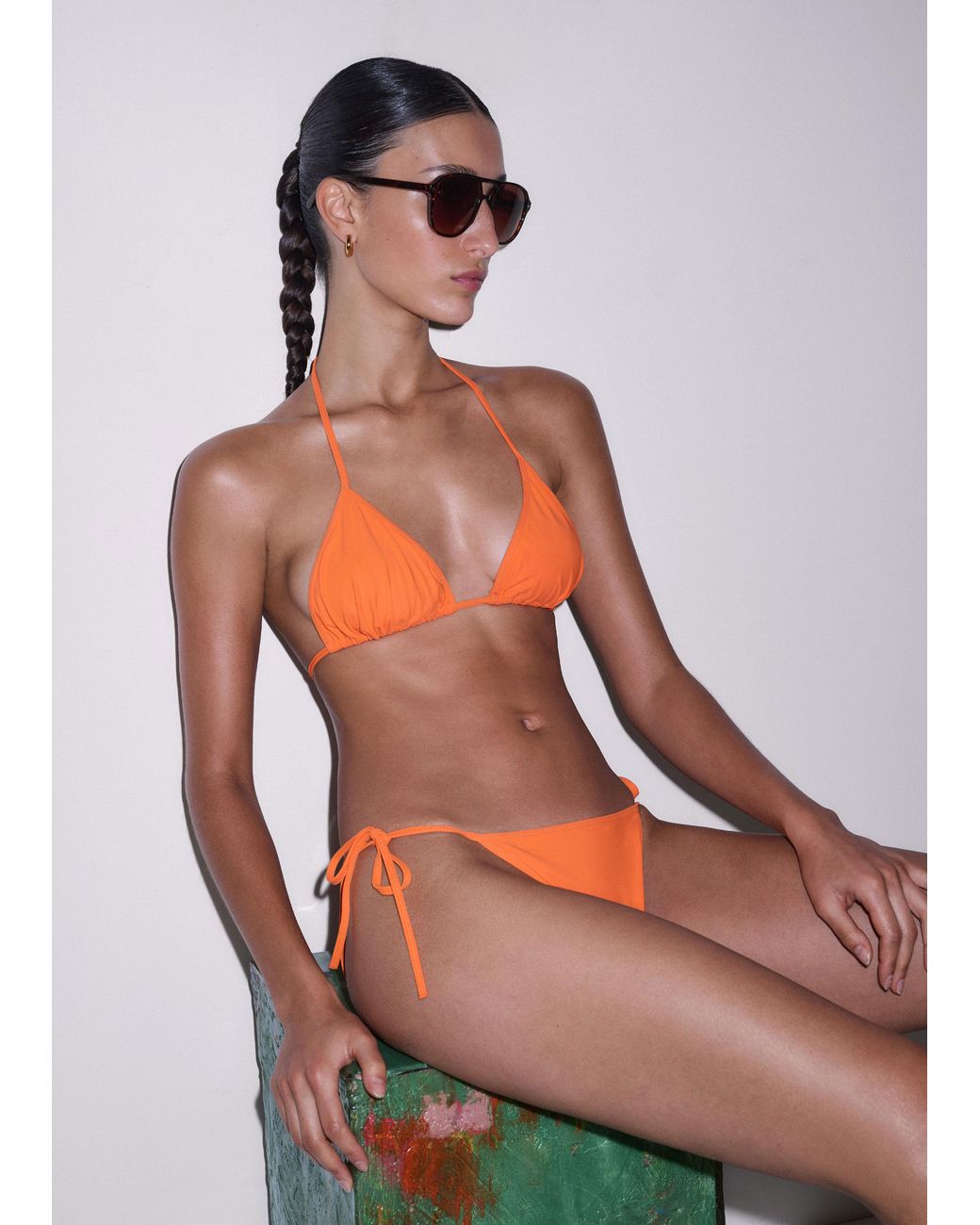 ME+EM Orange Adjustable Side Tie Bottom
