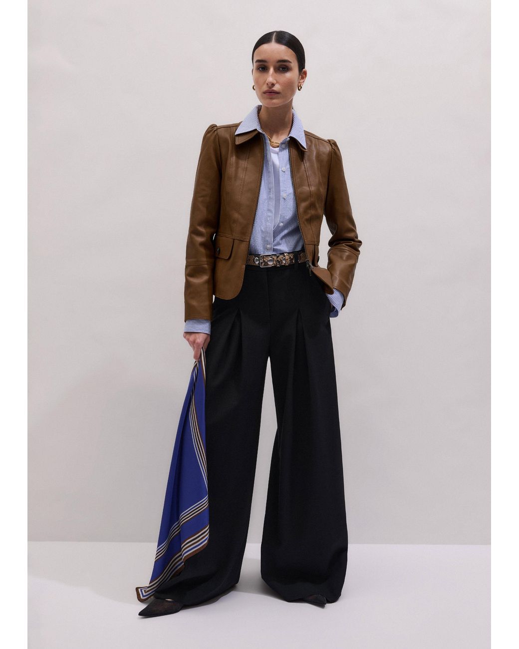 ME+EM Multicolor Slim Fit Feminine Utlity Jacket