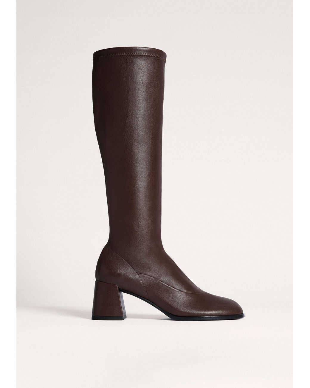 ME+EM Brown Knee-High Stretch Boot