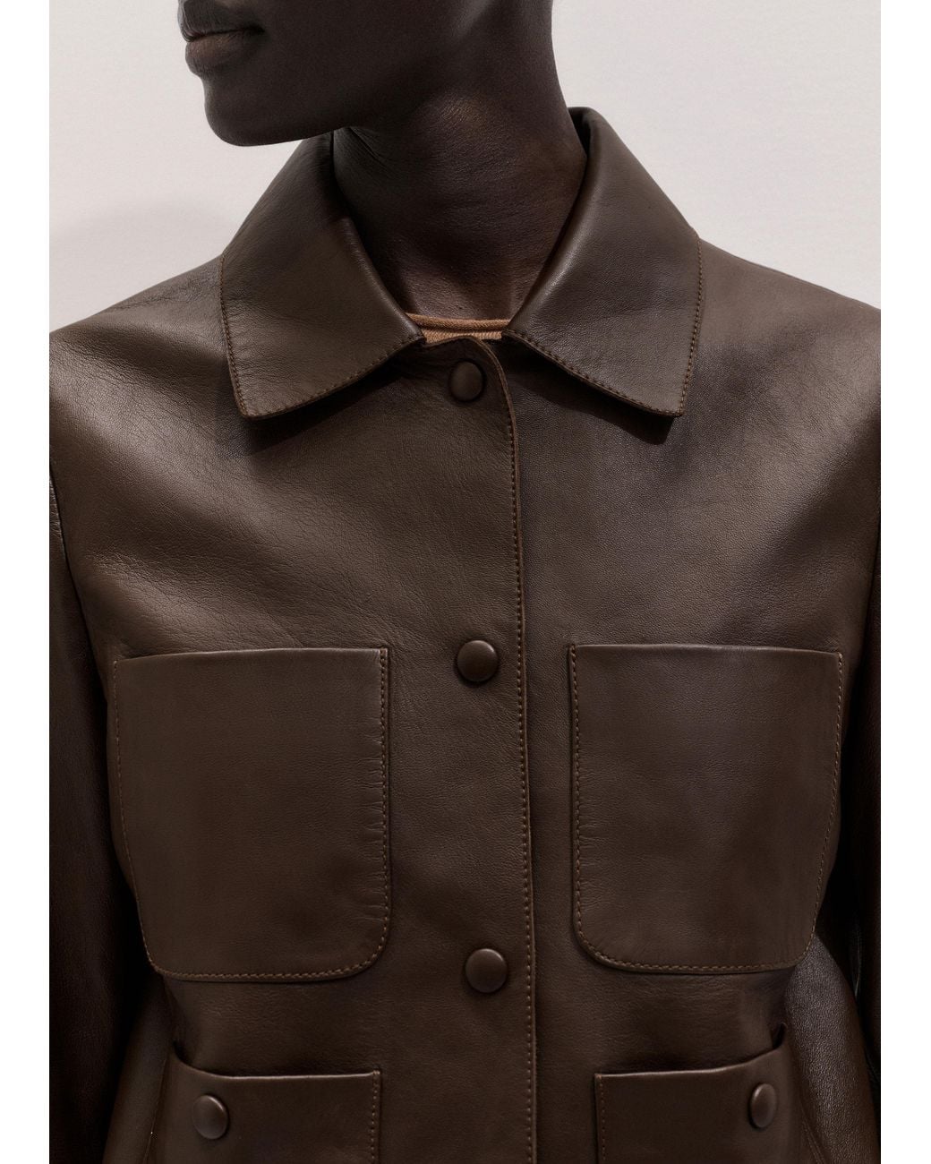 ME+EM Brown Patch Pocket Jacket