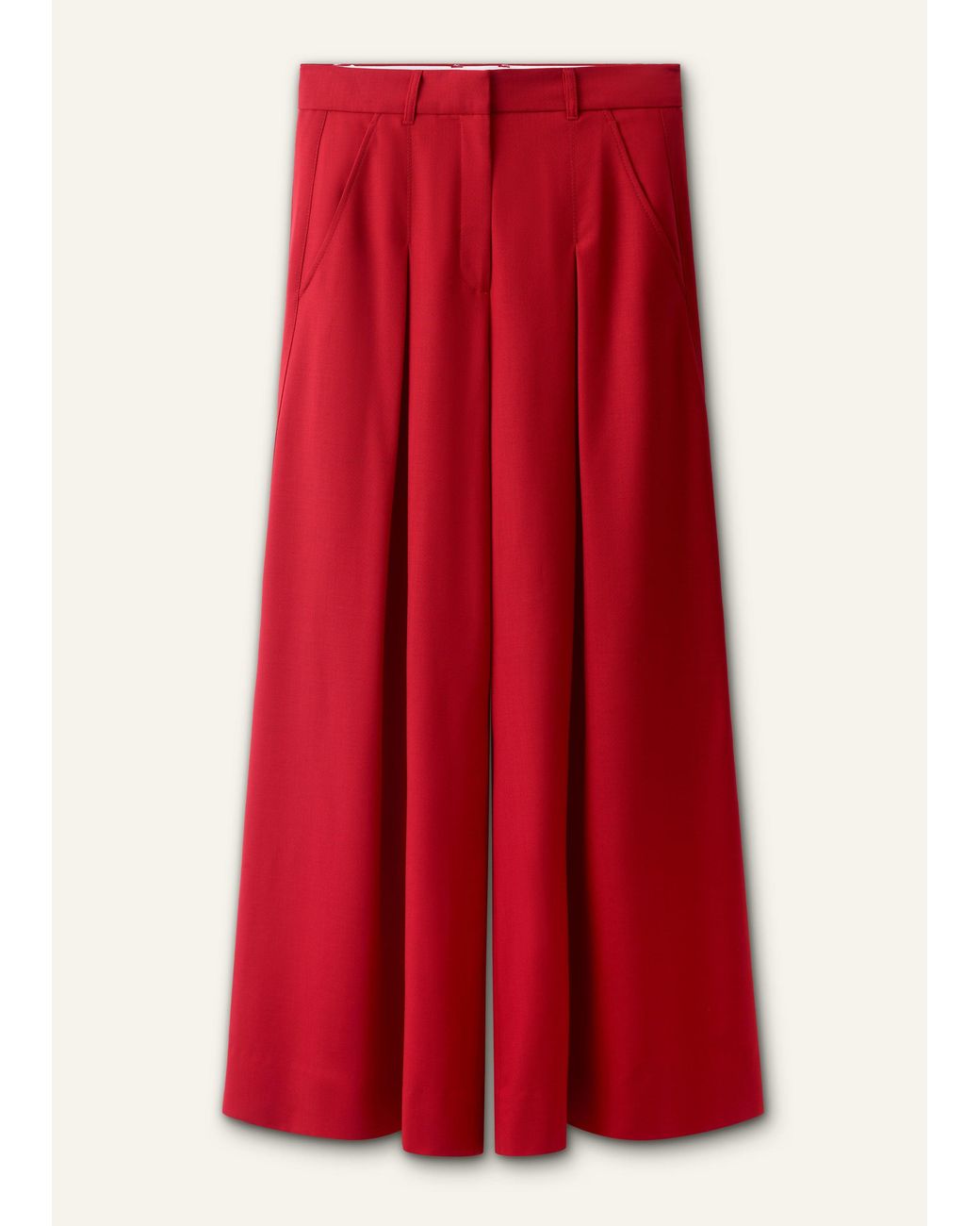 ME+EM Red Very Wide-Leg Pant