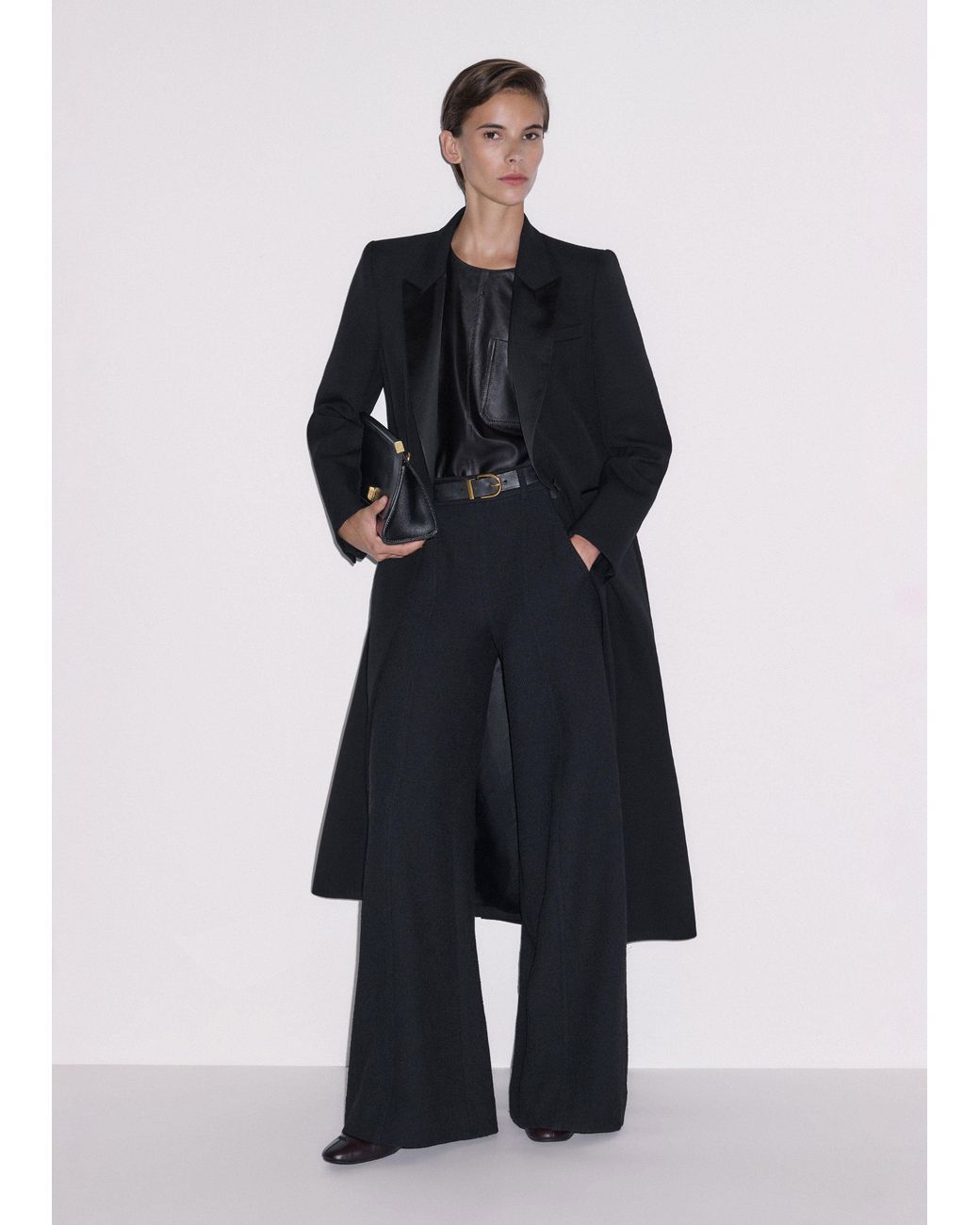 ME+EM Black Wide-Leg Pant