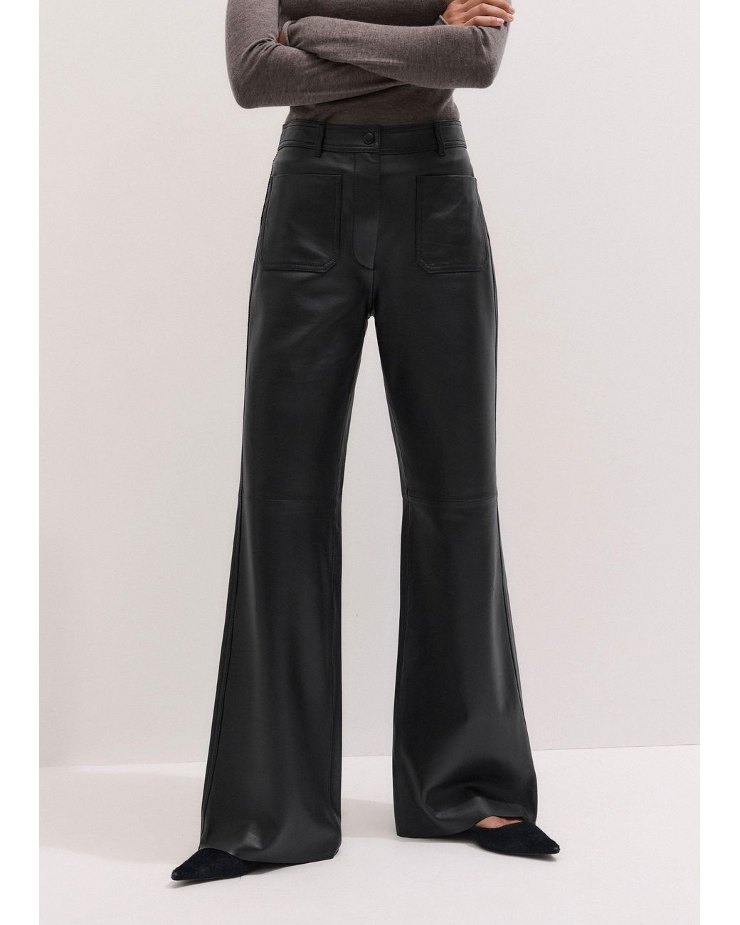 ME+EM Blue Patch Pocket Boot Cut Trouser
