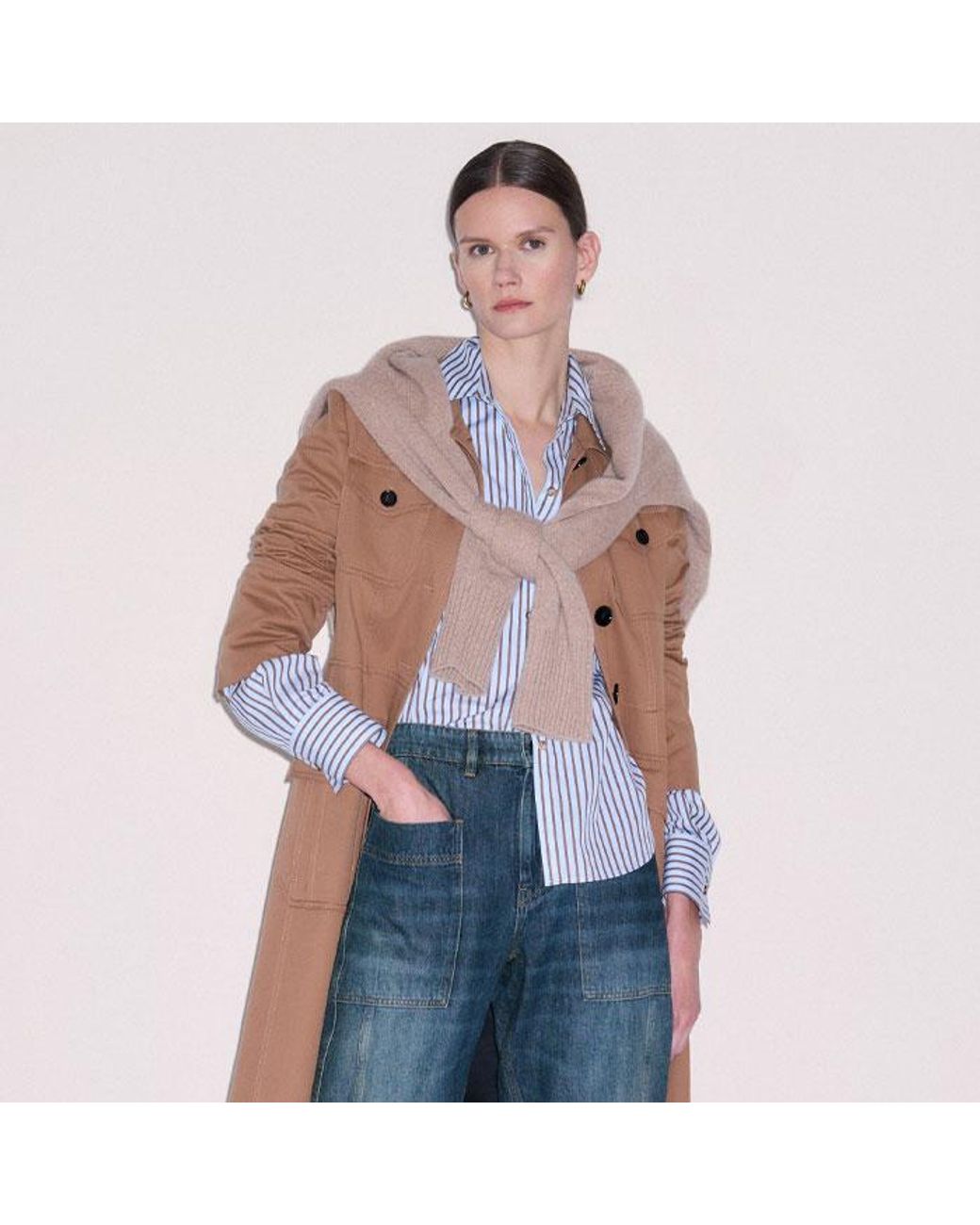 ME+EM Blue Patch Pocket Engineered Jean