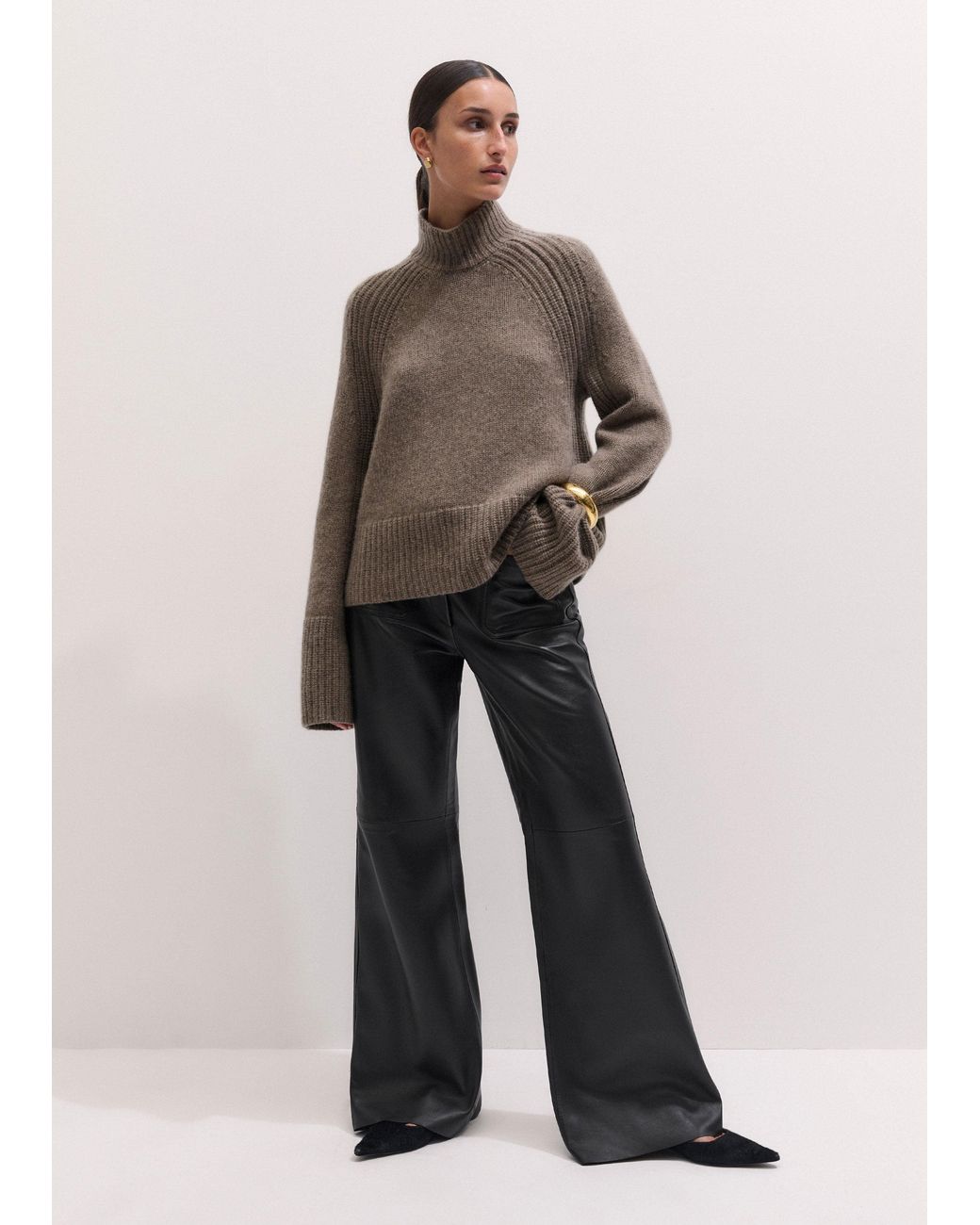 ME+EM Blue Patch Pocket Boot Cut Trouser