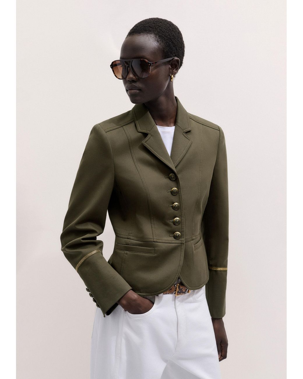 ME+EM Natural The Wear With Everything Fitted Utility Jacket