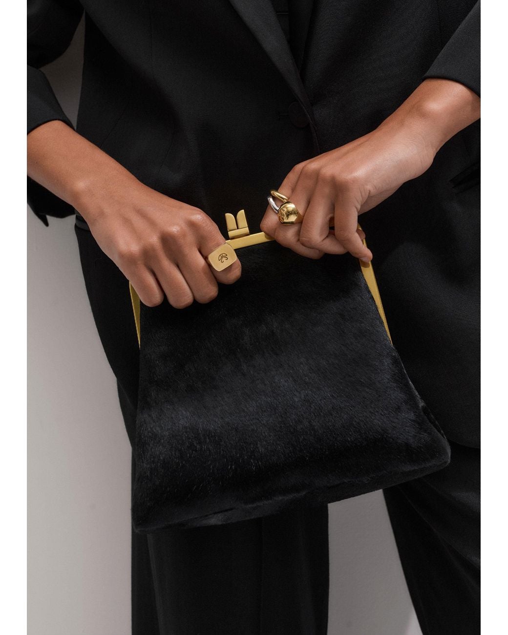 ME+EM Black Vertical Frame Bag