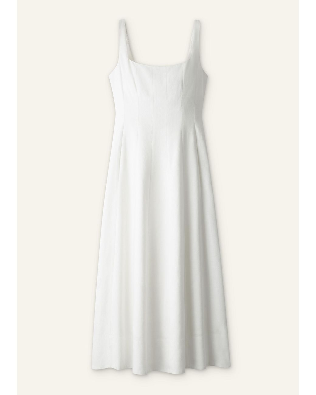 ME+EM Multicolor Contour Seamed Maxi Dress